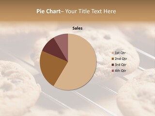 Brown Chip Pile PowerPoint Template