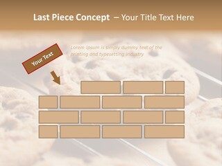 Brown Chip Pile PowerPoint Template