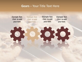 Brown Chip Pile PowerPoint Template