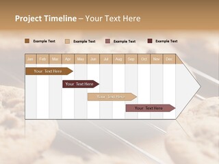 Brown Chip Pile PowerPoint Template