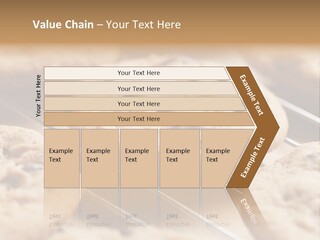 Brown Chip Pile PowerPoint Template