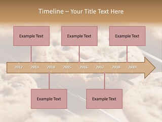 Brown Chip Pile PowerPoint Template