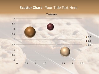 Brown Chip Pile PowerPoint Template