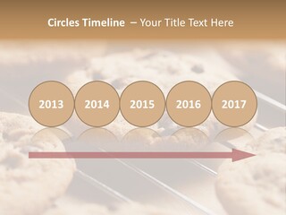 Brown Chip Pile PowerPoint Template