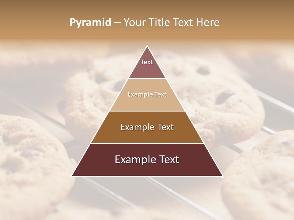 Brown Chip Pile PowerPoint Template