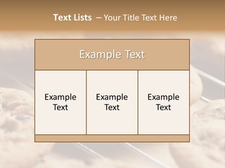 Brown Chip Pile PowerPoint Template