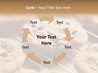 Brown Chip Pile PowerPoint Template