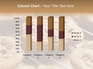 Brown Chip Pile PowerPoint Template