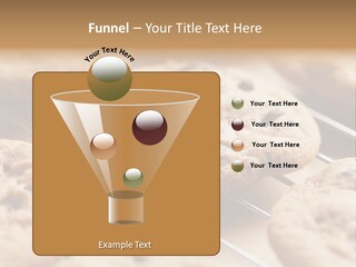 Brown Chip Pile PowerPoint Template