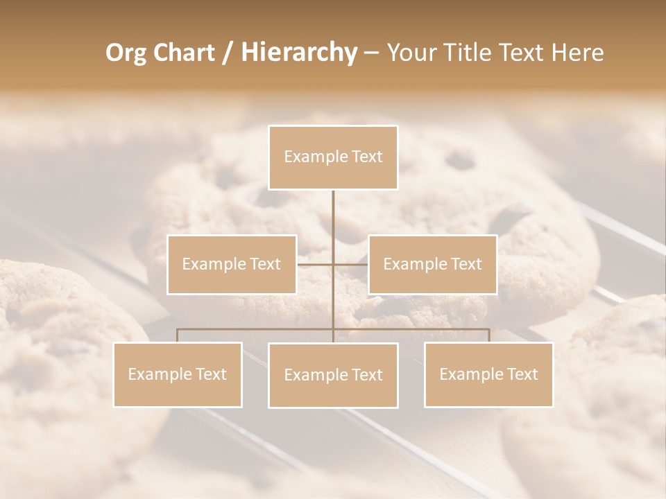 Brown Chip Pile PowerPoint Template