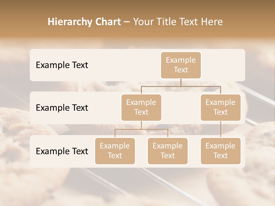 Brown Chip Pile PowerPoint Template