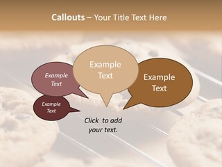 Brown Chip Pile PowerPoint Template