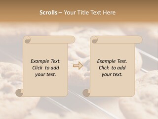 Brown Chip Pile PowerPoint Template