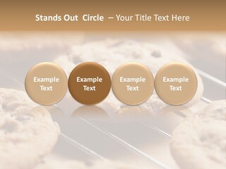 Brown Chip Pile PowerPoint Template