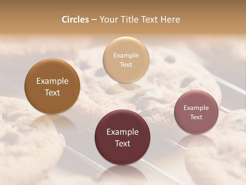 Brown Chip Pile PowerPoint Template