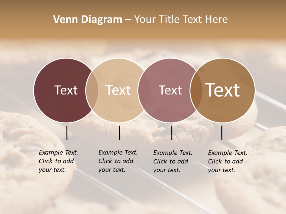 Brown Chip Pile PowerPoint Template