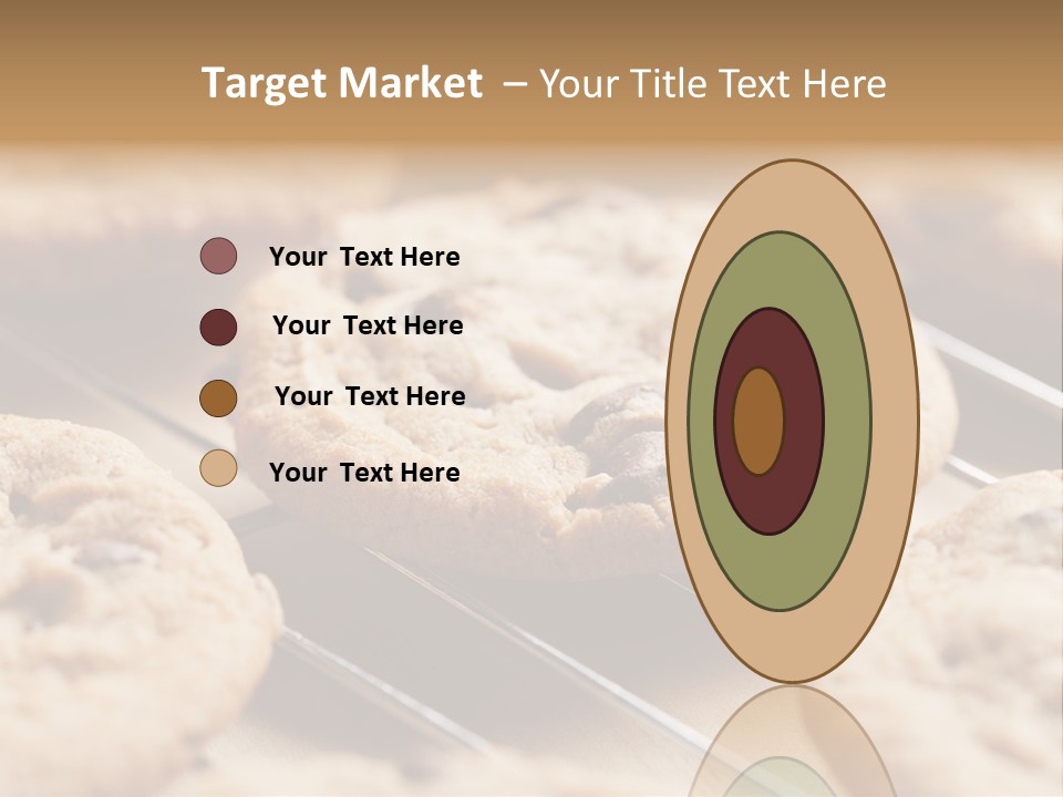Brown Chip Pile PowerPoint Template