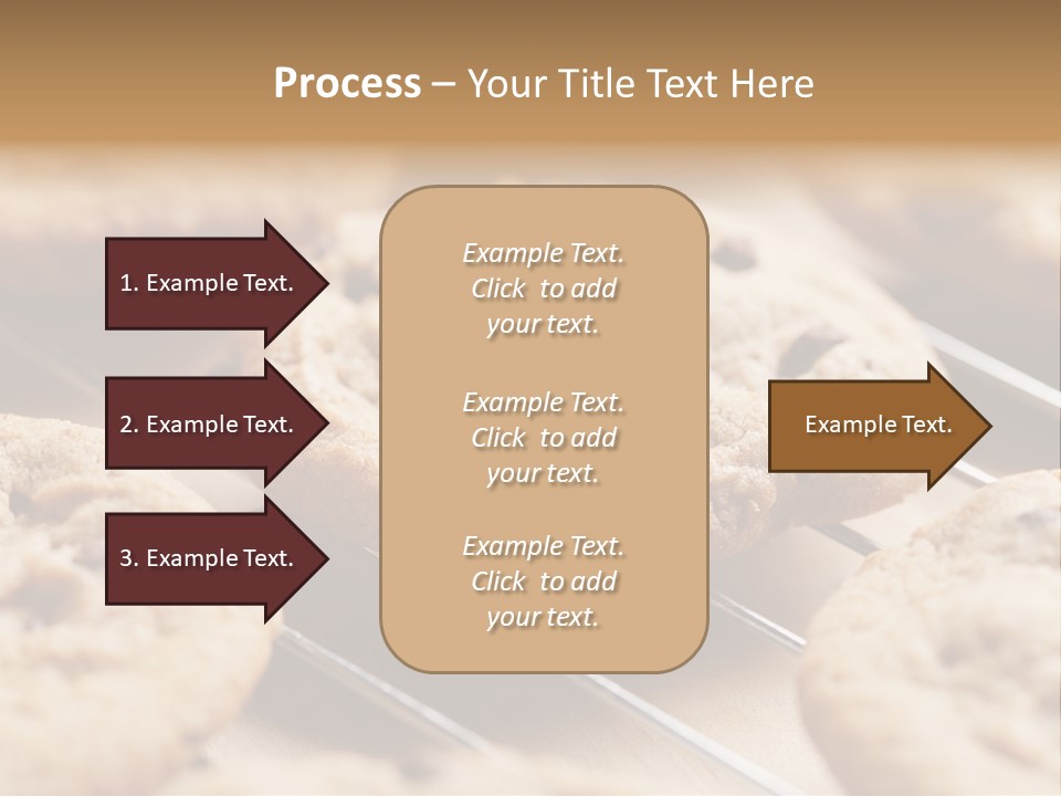 Brown Chip Pile PowerPoint Template