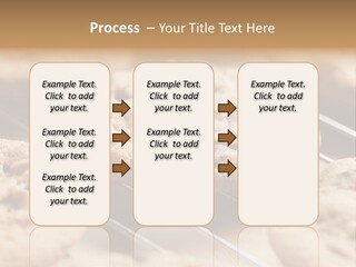 Brown Chip Pile PowerPoint Template