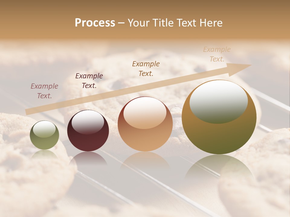 Brown Chip Pile PowerPoint Template