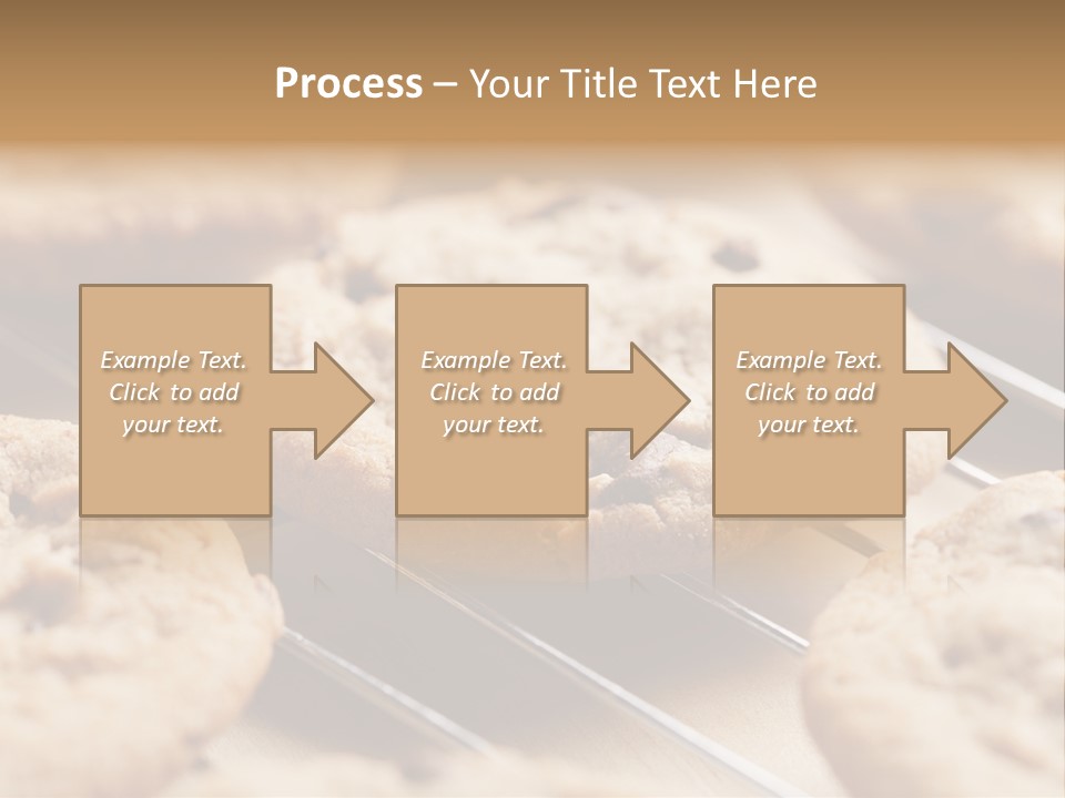 Brown Chip Pile PowerPoint Template