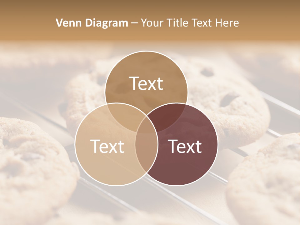 Brown Chip Pile PowerPoint Template