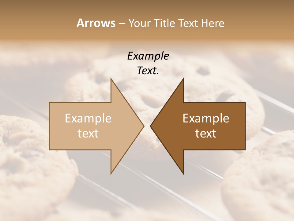 Brown Chip Pile PowerPoint Template