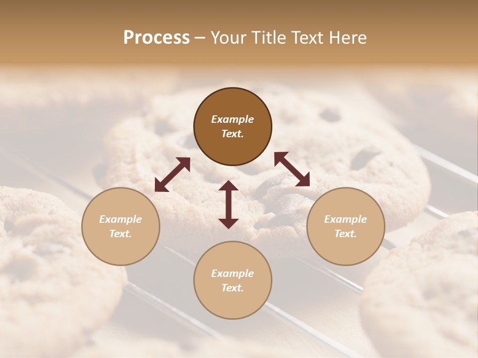 Brown Chip Pile PowerPoint Template