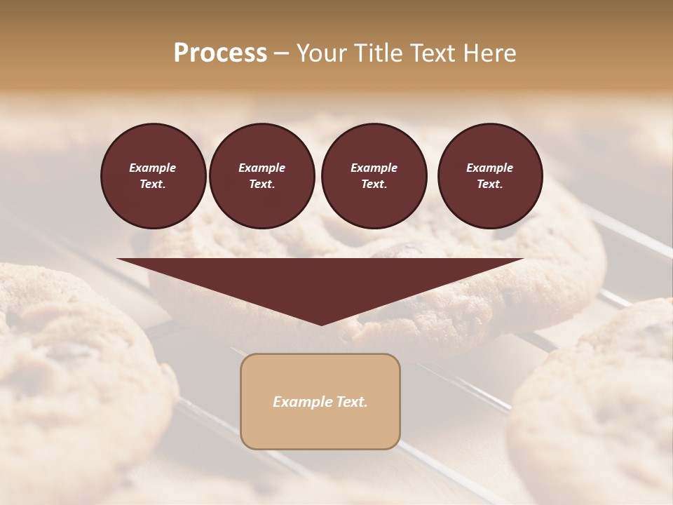 Brown Chip Pile PowerPoint Template