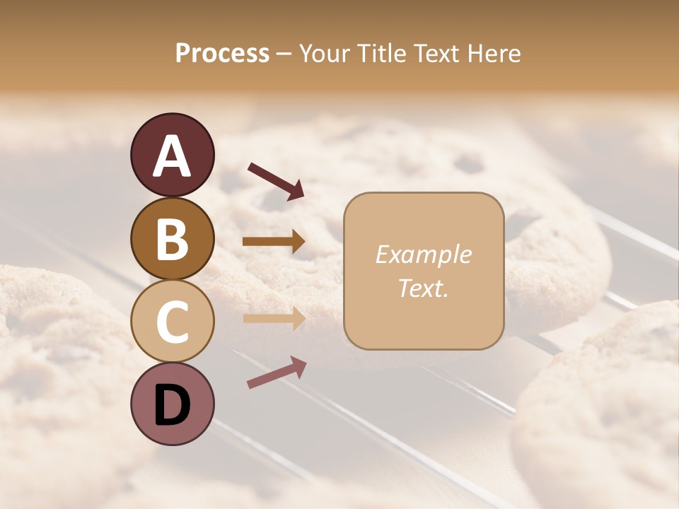 Brown Chip Pile PowerPoint Template