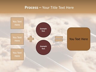 Brown Chip Pile PowerPoint Template