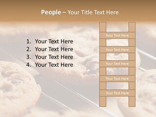 Brown Chip Pile PowerPoint Template