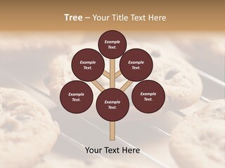 Brown Chip Pile PowerPoint Template