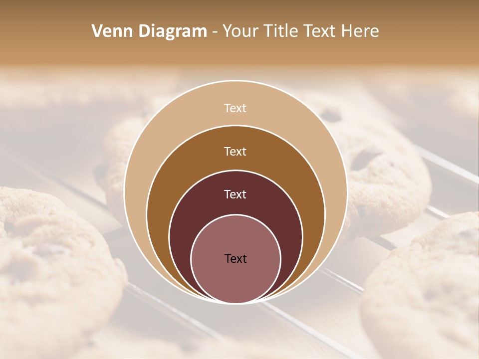 Brown Chip Pile PowerPoint Template