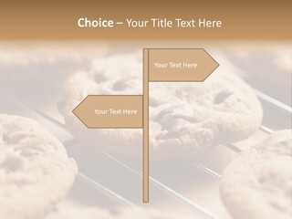 Brown Chip Pile PowerPoint Template