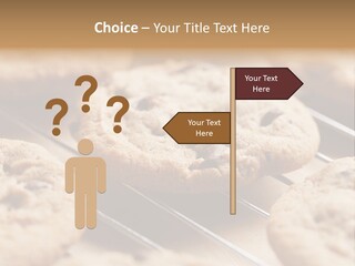 Brown Chip Pile PowerPoint Template