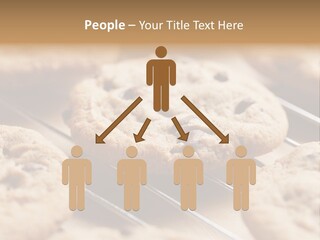 Brown Chip Pile PowerPoint Template