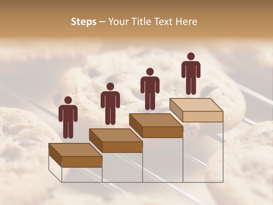 Brown Chip Pile PowerPoint Template