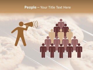 Brown Chip Pile PowerPoint Template