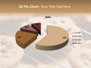 Brown Chip Pile PowerPoint Template