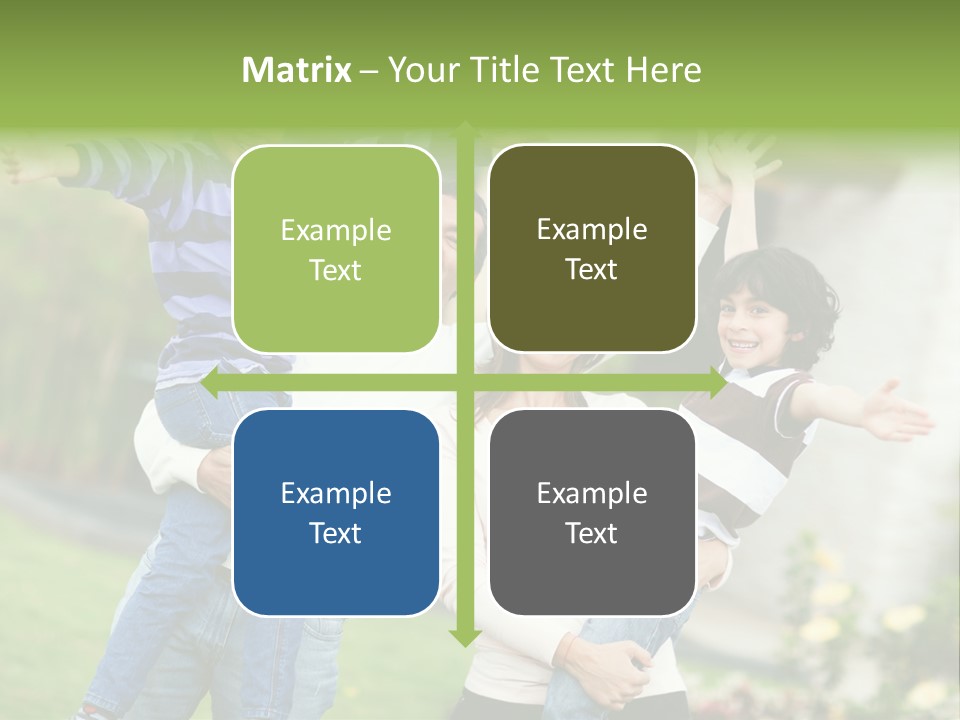 A Group Of People Standing Next To Each Other PowerPoint Template