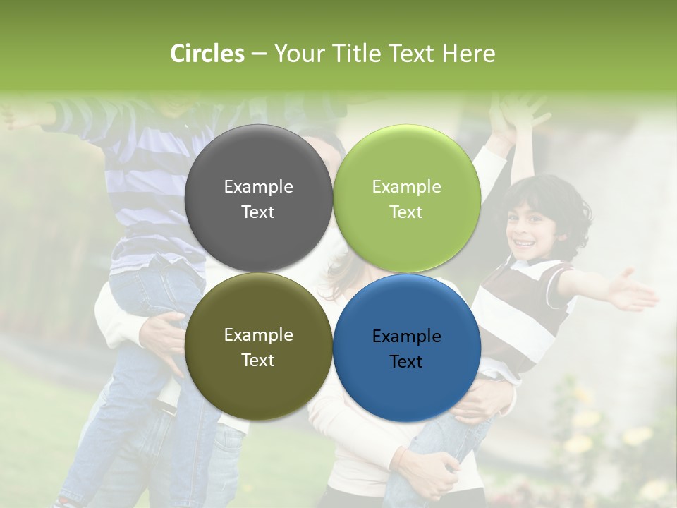 A Group Of People Standing Next To Each Other PowerPoint Template