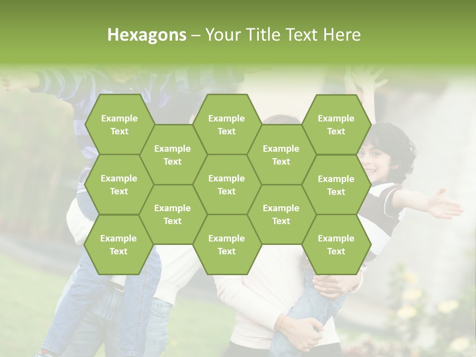 A Group Of People Standing Next To Each Other PowerPoint Template