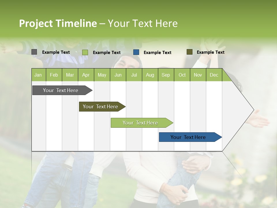 A Group Of People Standing Next To Each Other PowerPoint Template