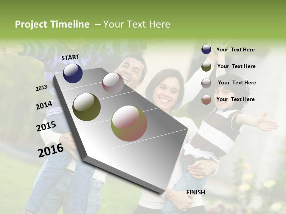 A Group Of People Standing Next To Each Other PowerPoint Template