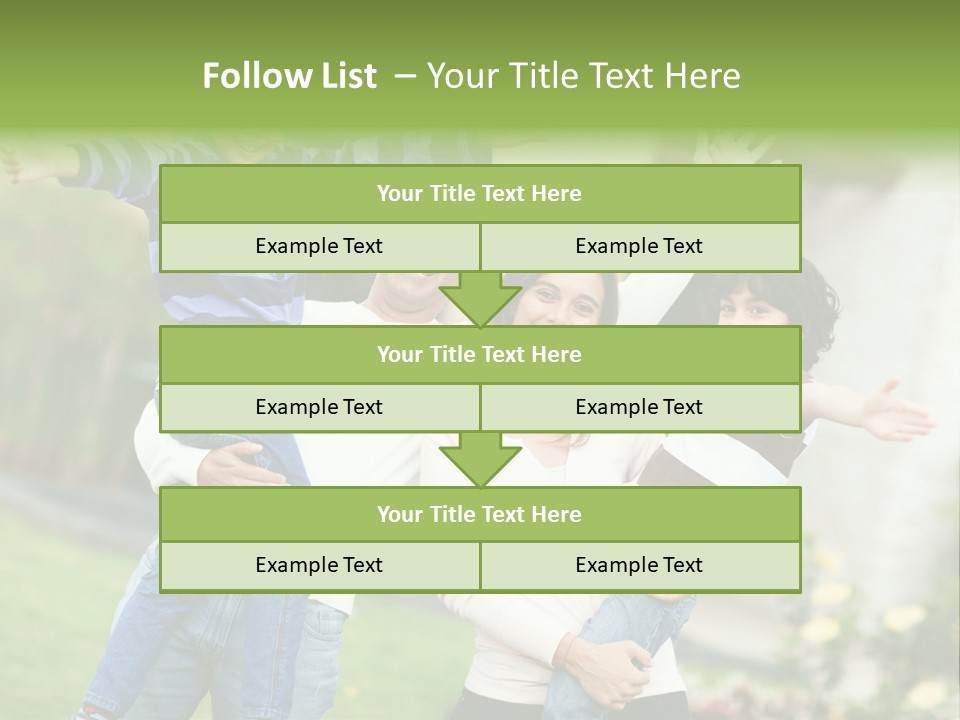 A Group Of People Standing Next To Each Other PowerPoint Template