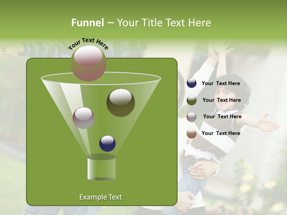 A Group Of People Standing Next To Each Other PowerPoint Template