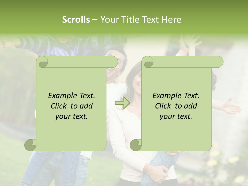 A Group Of People Standing Next To Each Other PowerPoint Template