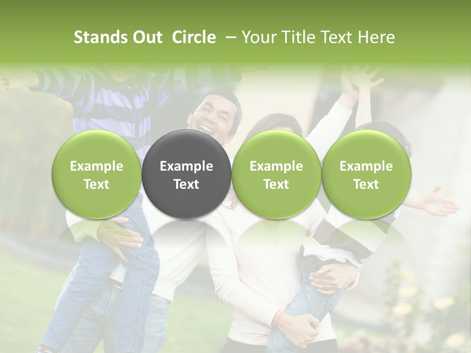 A Group Of People Standing Next To Each Other PowerPoint Template