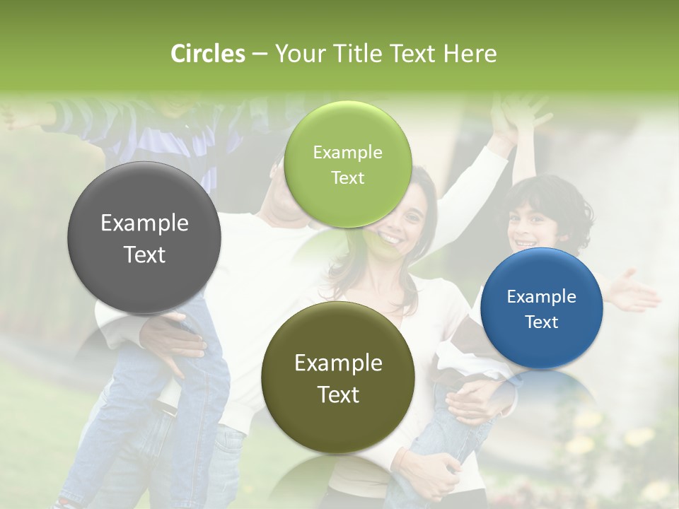 A Group Of People Standing Next To Each Other PowerPoint Template